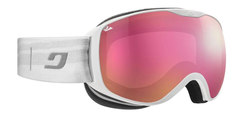 Julbo Skibrille Pioneer - weiss, rosa, flash rosa