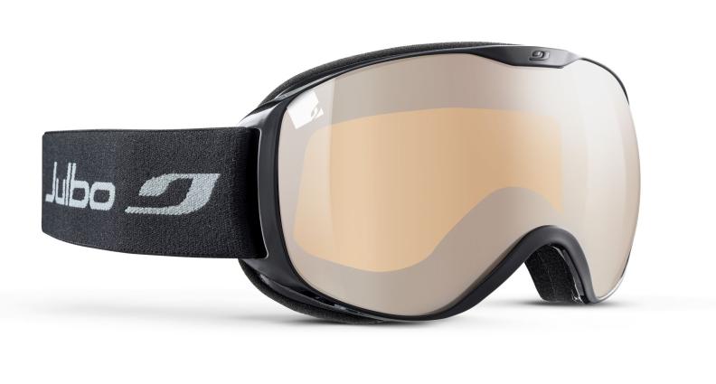 Julbo Skibrille Pioneer - schwarz, orange, flash silber