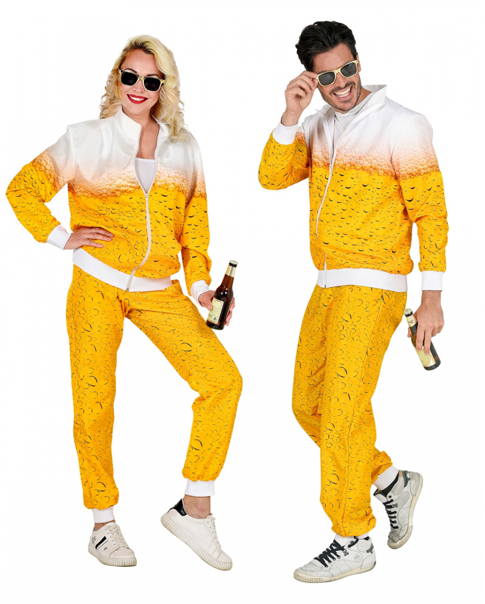 80er-Jahre Bier Jogginganzug für Sie & Ihn S
