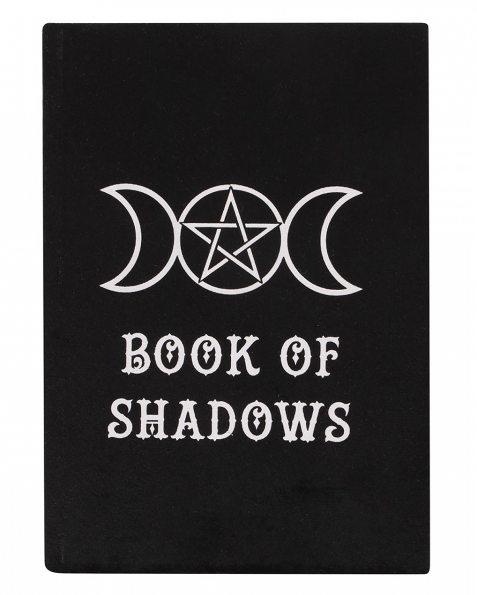 Book of Shadows A5 Samt Notizbuch