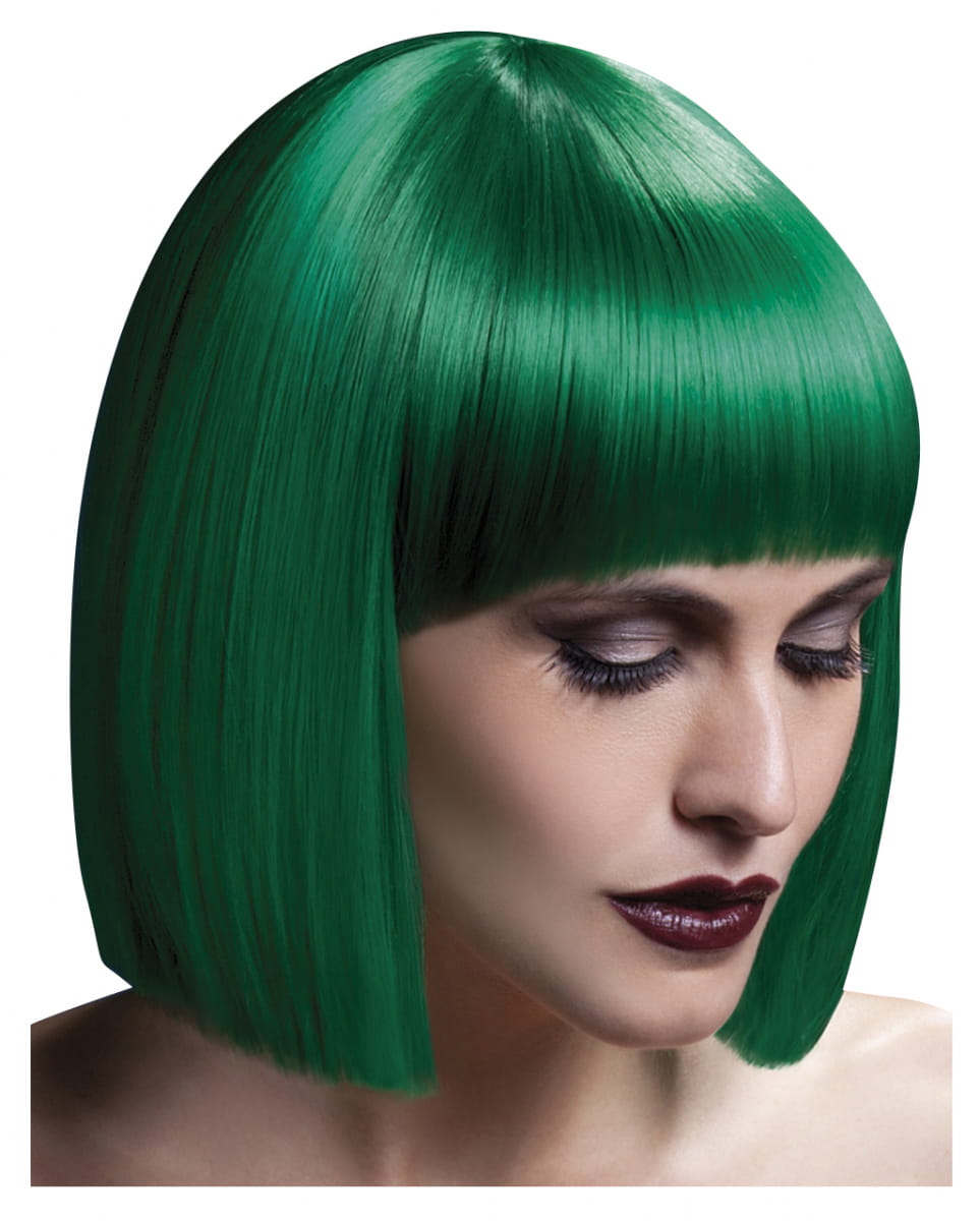 Damen Perücke Lola grün