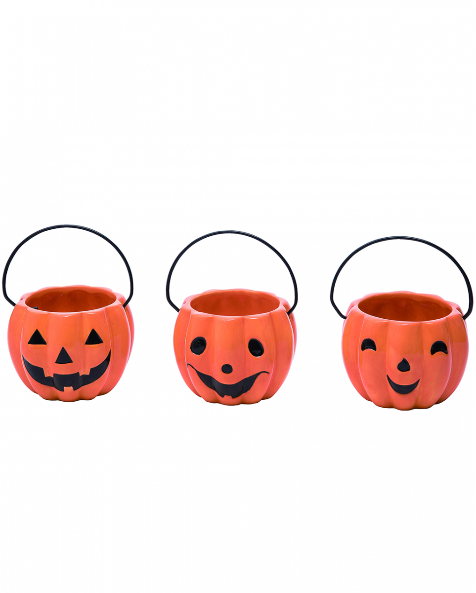 Jack O´Lantern Keramik Schüssel mit Henkel