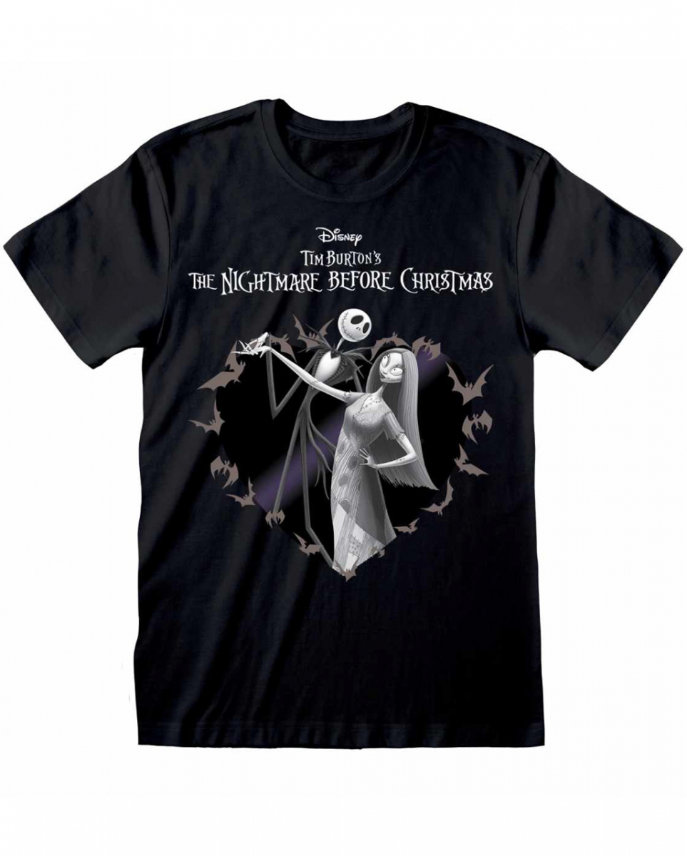 Nightmare Before Christmas Jack & Sally T-Shirt S
