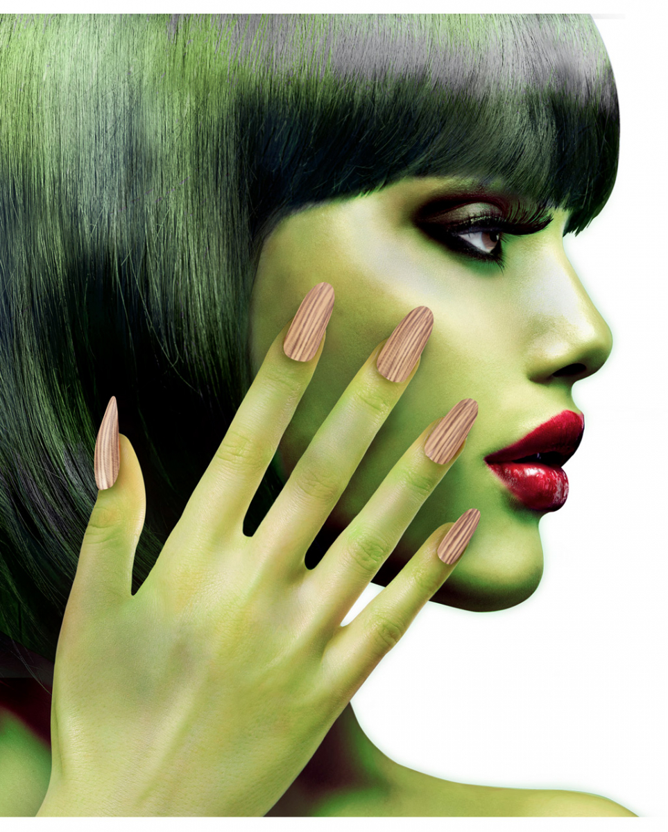 Scary Monster Fingernägel 12 St.