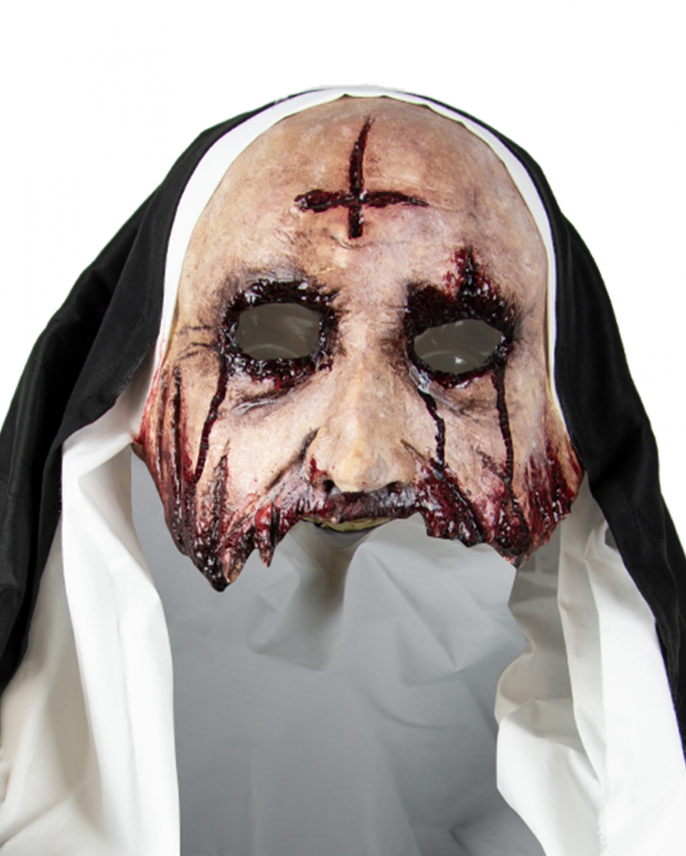 Silent Nun Horror Maske
