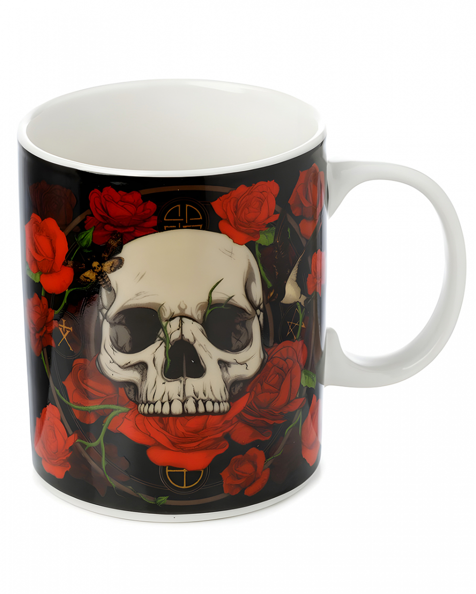 Skulls & Roses Totenkopf Tasse 9,5cm