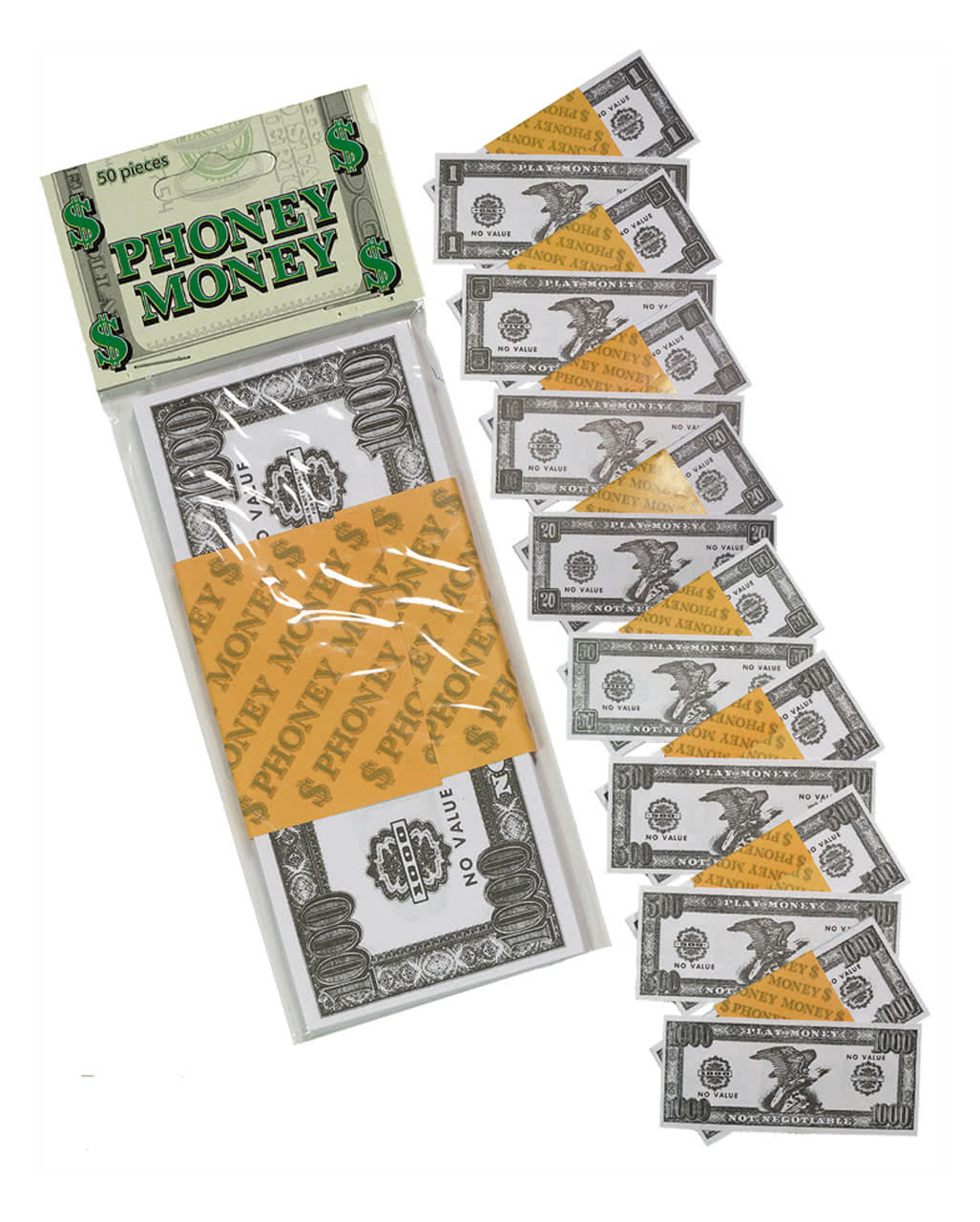 100 Dollar Scheine Spielgeld 50 St. Casino Mottoparty