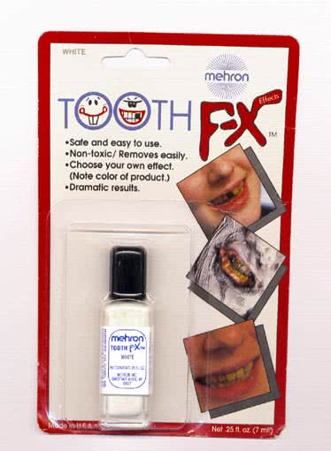 Zahnlack weiß ca. 7 ml -Weißer Zahnlack-Theaterschminke