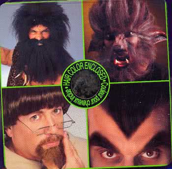 Theater Haare Deluxe grau   Ausgefallenes Make up in großer Auswahl