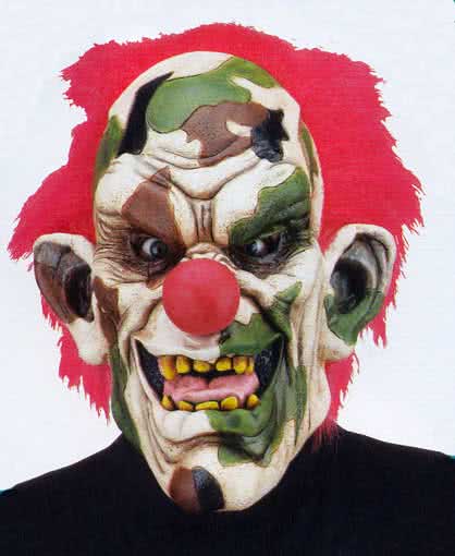 Army Clown Maske   Halloween Maske