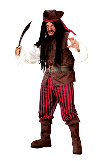 Piratenkostüm Deluxe Gr. XL Seeräuberkostüm in Übergröße