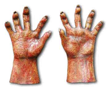 Teufelshände Latex Deluxe Kostümzubehör