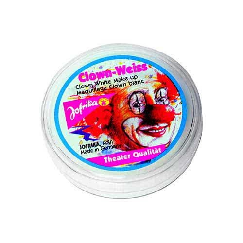 Clownweiß Make Up   weiße Clown Schminke