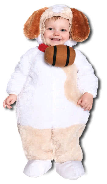 Herziger Bernhardiner Kinderkostüm S Kinder Tierkostüme