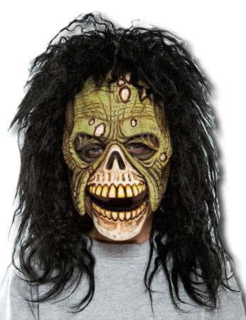 Zombie Kindermaske grün -gruselige Masken für Kinder jetzt