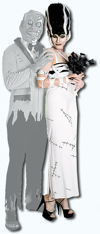 Frankensteins Braut Outfit Gr. M   Die Verkleidung der toten Braut