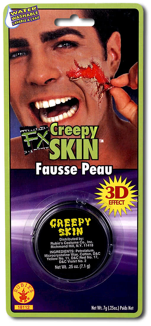 Fake Skin hautfarben Latexapplikation