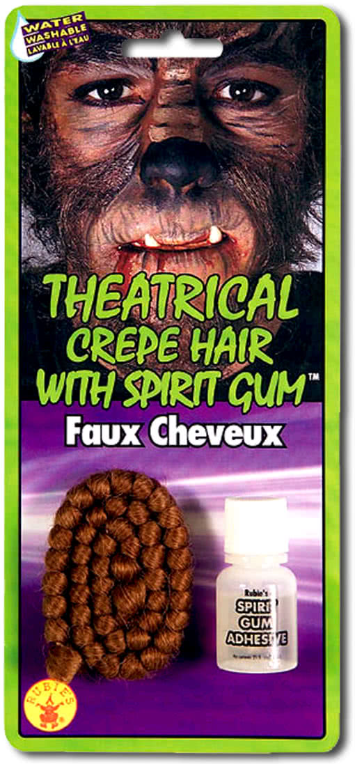 Theater Haar hellbraun   Kunsthaar