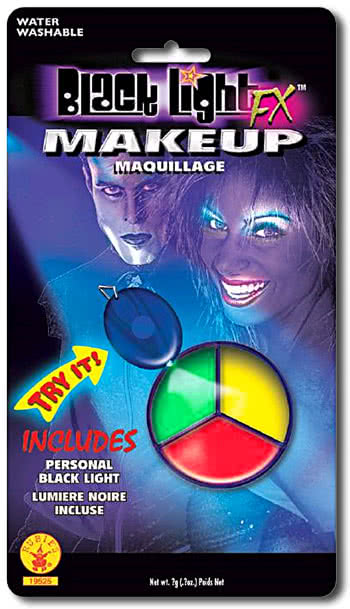 Schwarzlicht Make Up 3 farbig UV Make Up Schwarzlicht Schminke