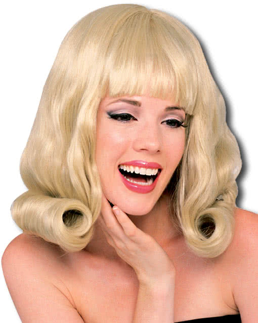 Flip Perücke blond 60s Style  60er Jahre Perücken kaufen