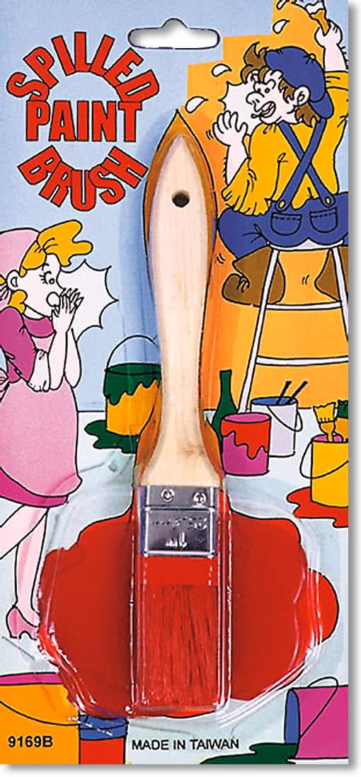 Ausgelaufener Lack mit Pinsel  Scherzartikel online kaufen