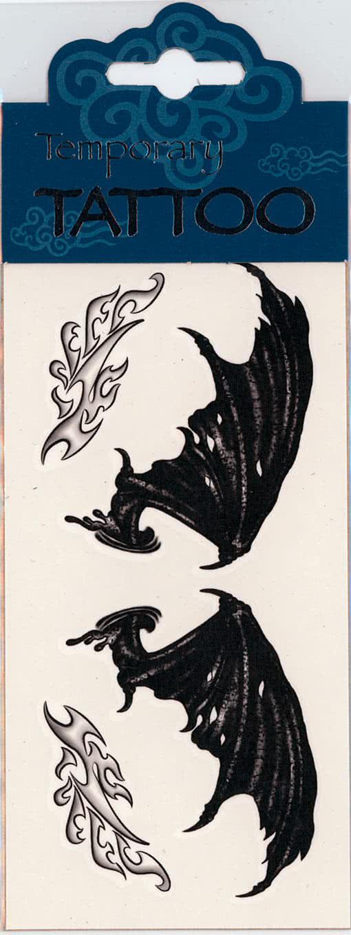 Flügel Tattoo Demon Wings Künstliche tattoos Aufklebe Tattoos