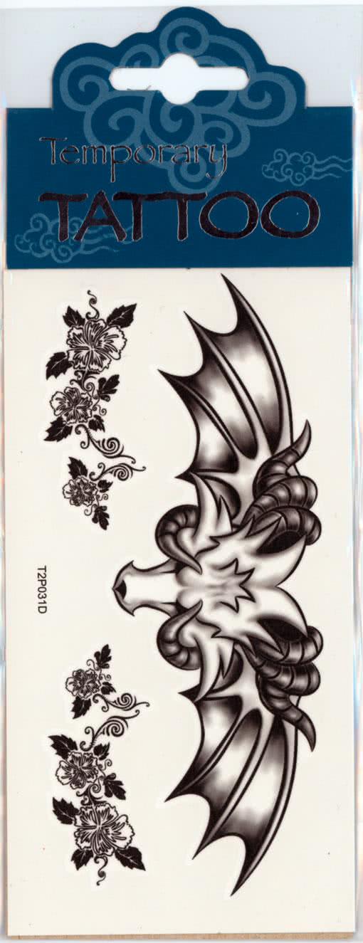 Flügel Tattoo Winged Aries Große Auswahl an Klebetattoos