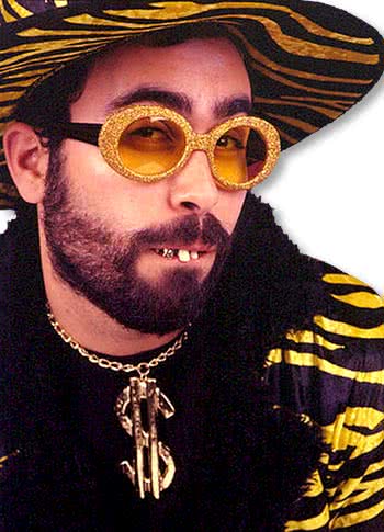 Zuhälter Instant Set Zuhälter Kostüm Rapper Kostüm Gangsetr