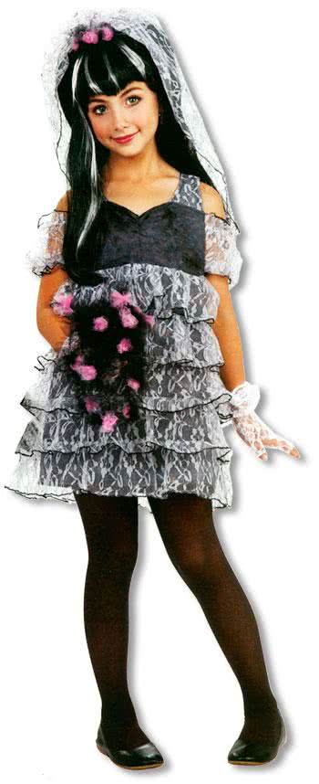Monster Braut Kinderkostüm ✮ Halloween Kinderkostüme kaufen M