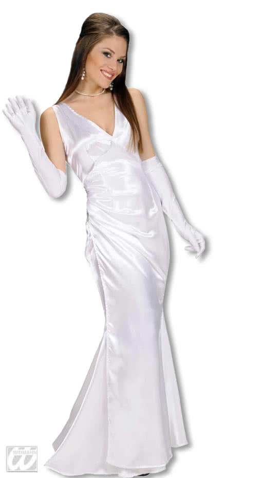 Abendkleid weiß Gr.S Damen Kleid