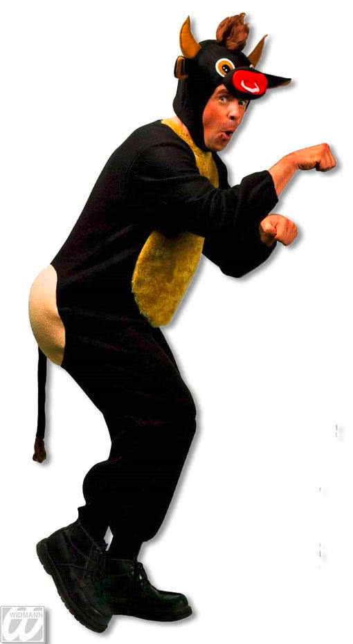 Stier Kostüm Gr.M Bullen Verkleidung für Männer