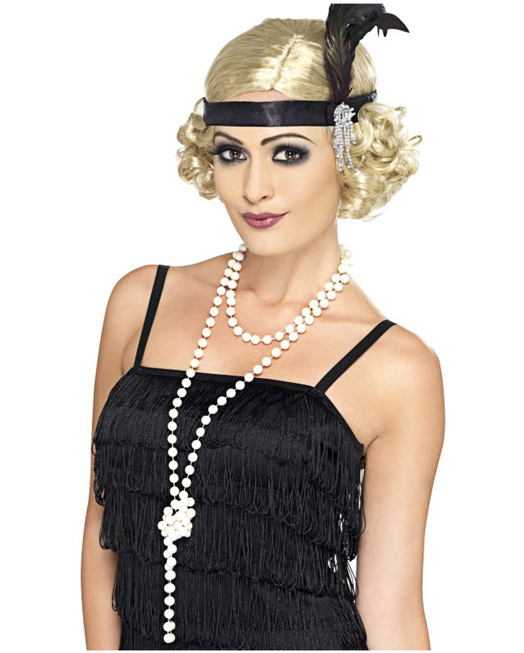 20s Charleston Perlen Kette als Kostümzubehör