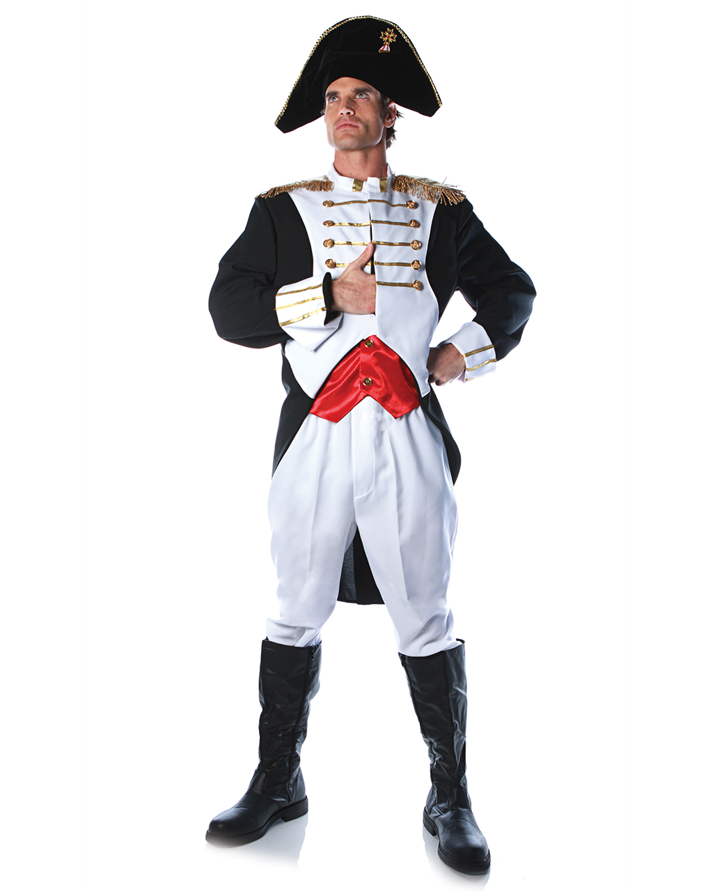 Napoleon Kostüm 5-teilig für Fasching