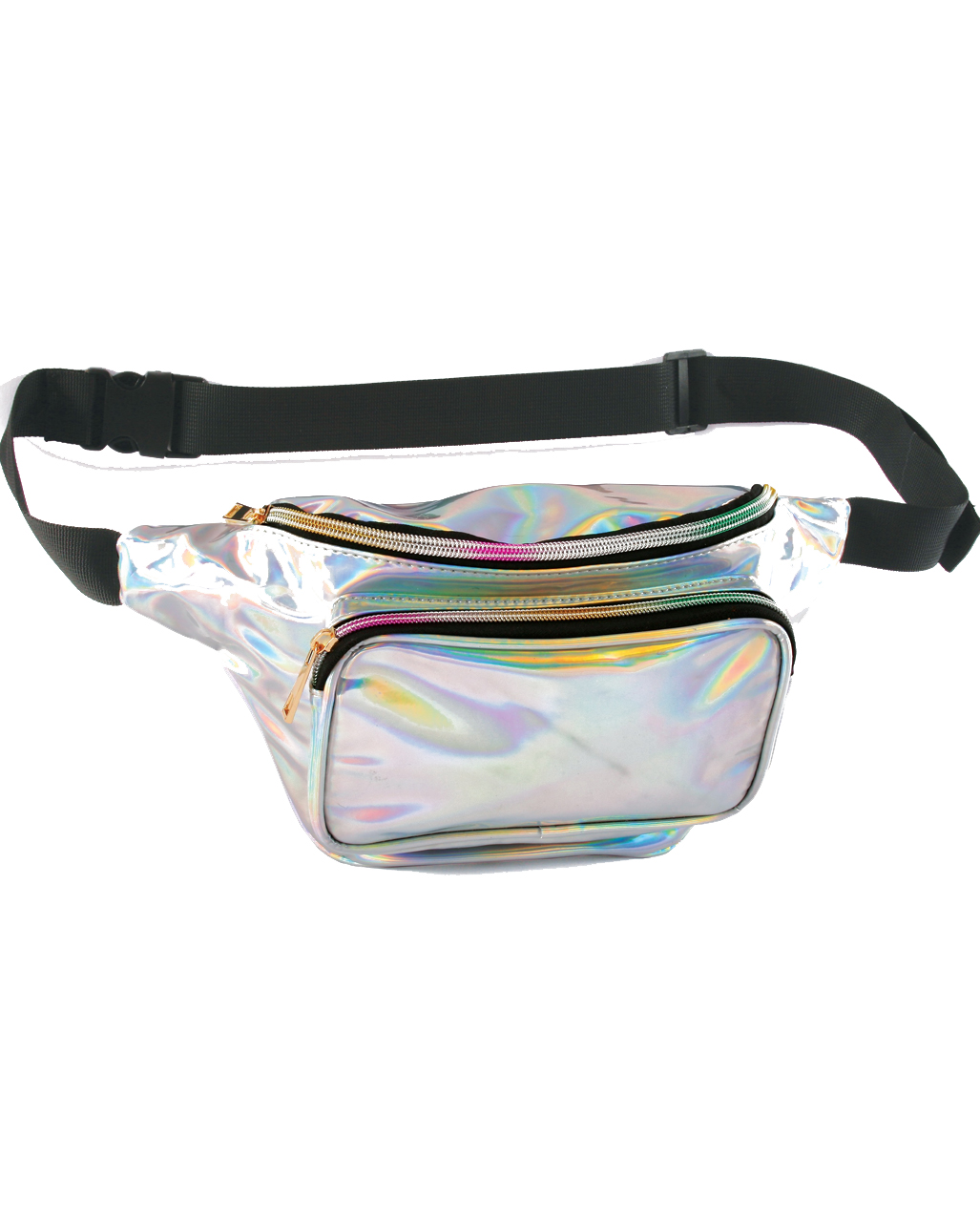 70er Jahre Hologramm Bauchtasche als Kostümzubehör