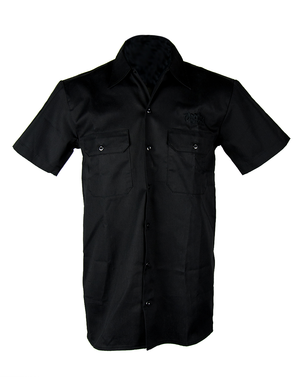 Schwarzes Totenschädel Hemd mit Red Tribal ✪