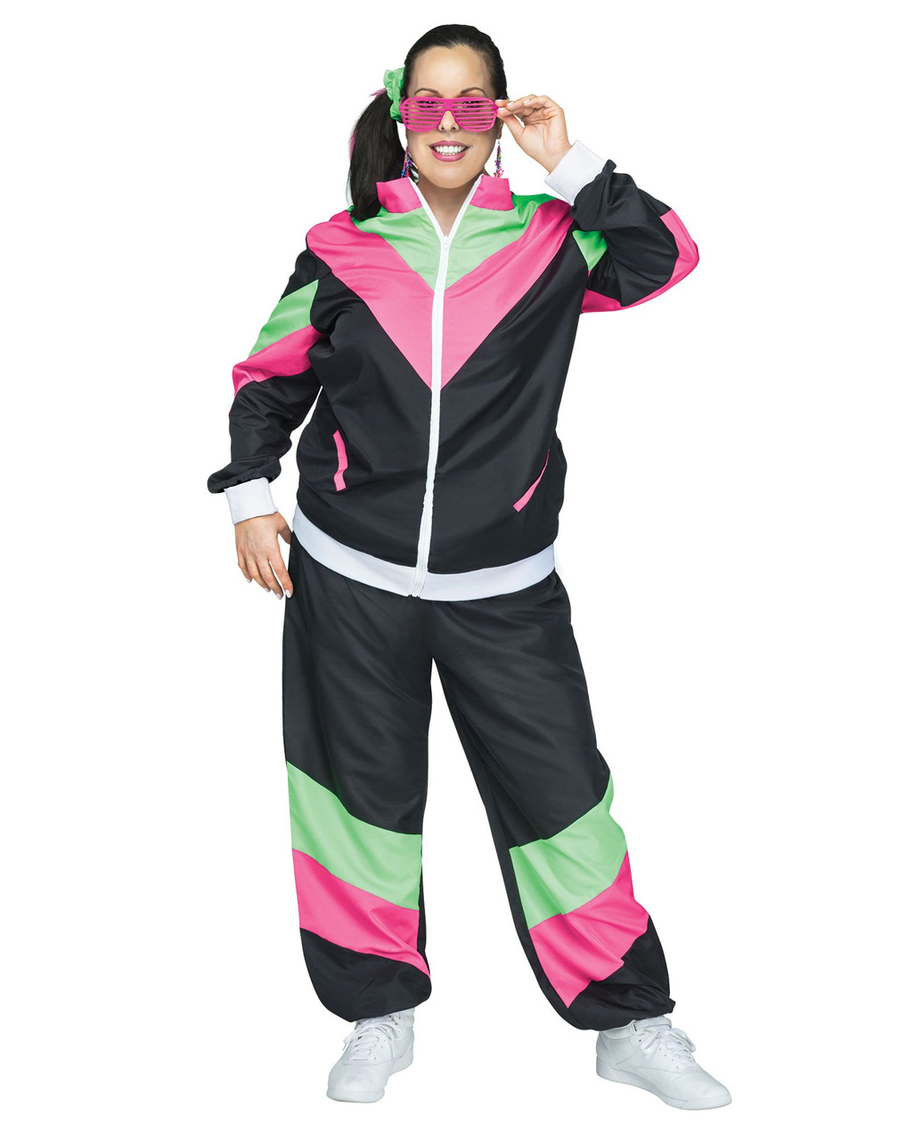 80er Jahre Bad Taste Trainingsanzug Plus Size ➤ XL