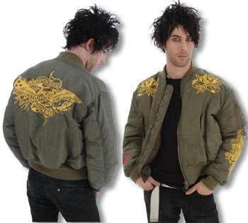 Olivgrüne Muai Bomber Jacke M -Military Jacken günstig kaufen