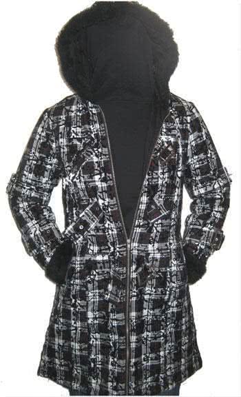 Celina Mantel mit Plüschkapuze Gr.M   Gothic Kleidung