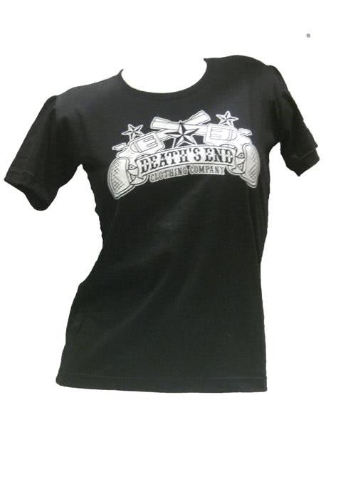 Double Gun T Shirt GR.M Gothic und Biker Shirts günstig kaufen