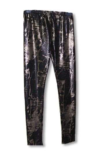 Schlangenhaut Leggings Gold S Gothic Outfits günstig kaufen