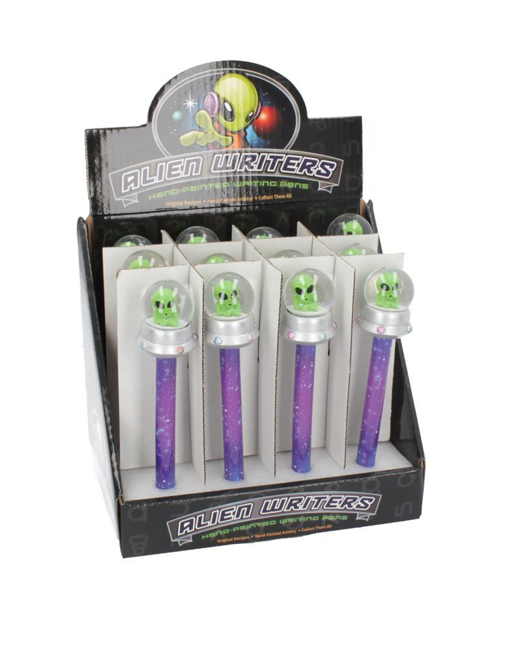 Alien im Raumschiff Kugelschreiber als Geschenk