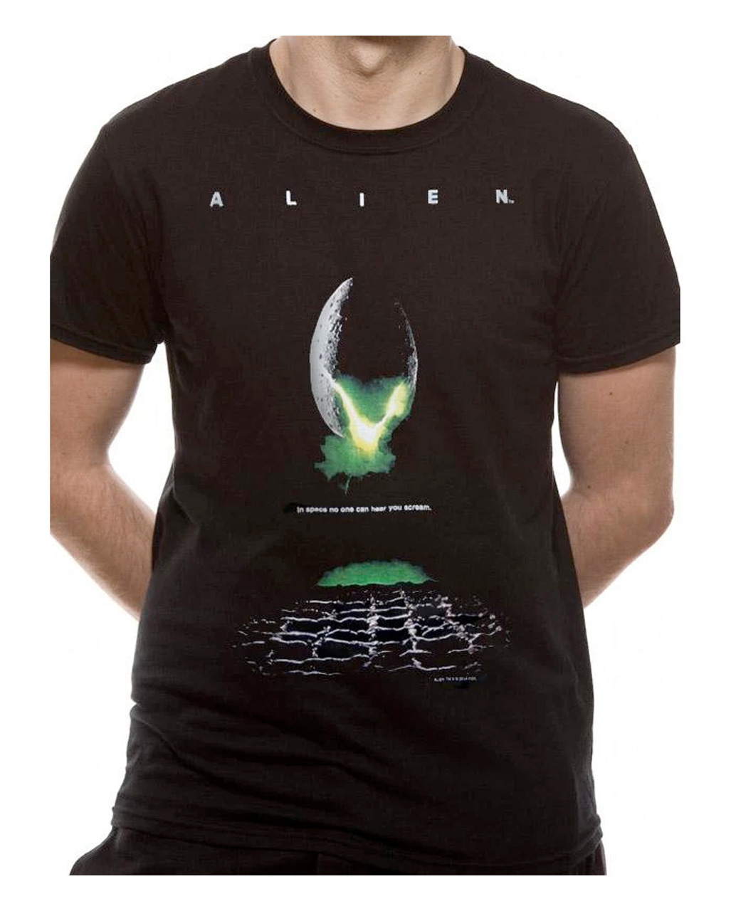 Alien Poster T-Shirt für Science Fiction Fans M