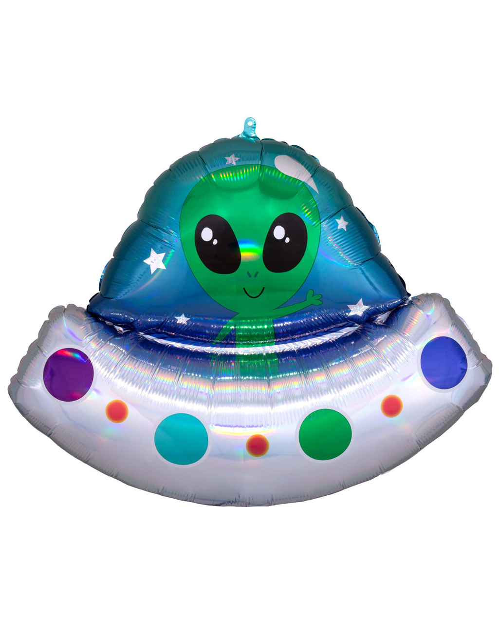 Alien Raumschiff Folienballon Supershape ★