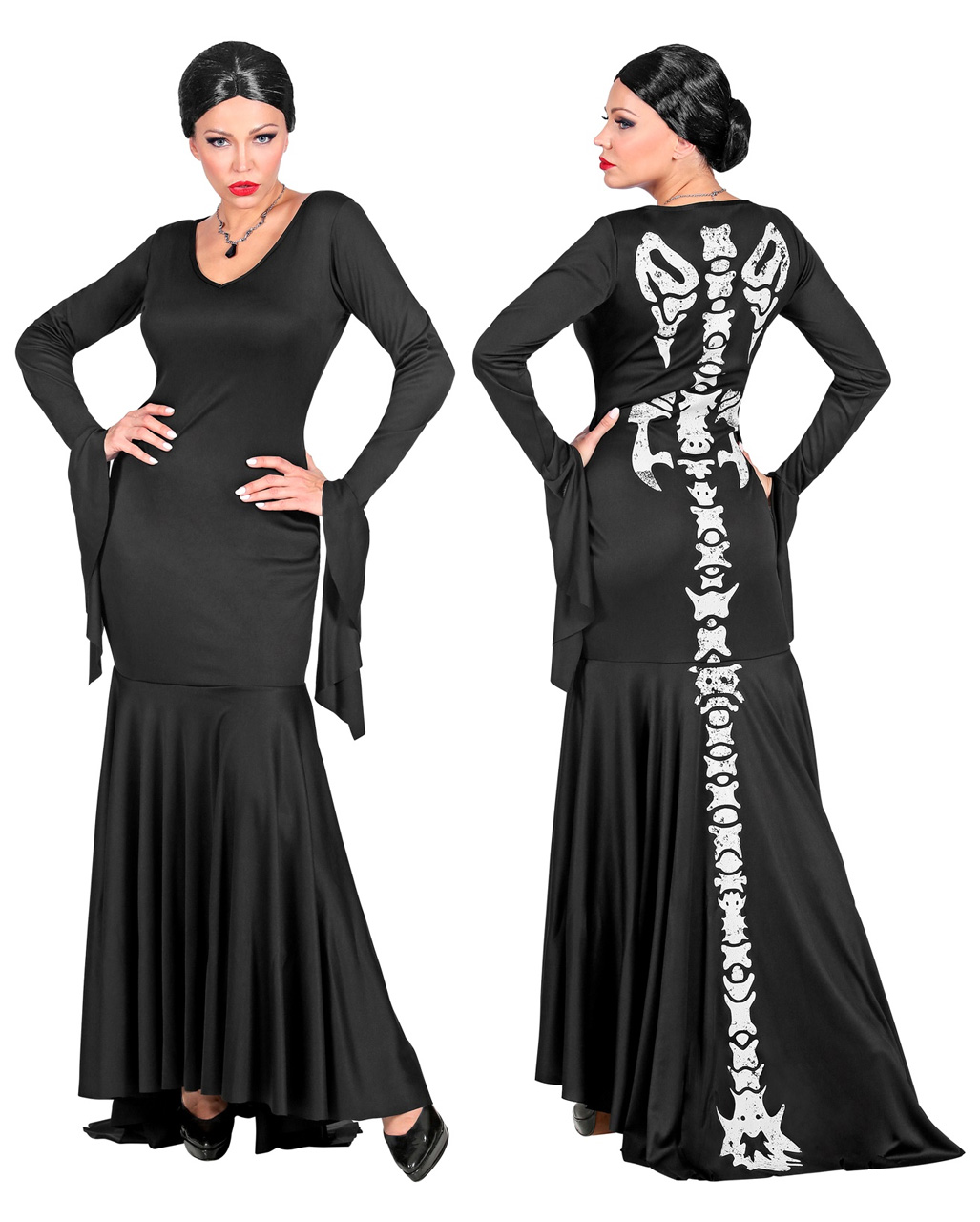 Alien Skelett Kleid Frauenkostüm für Halloween S