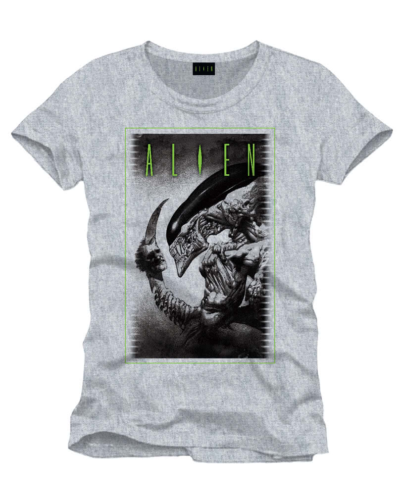 Alien Cover T-Shirt für Sci-Fi Fans S