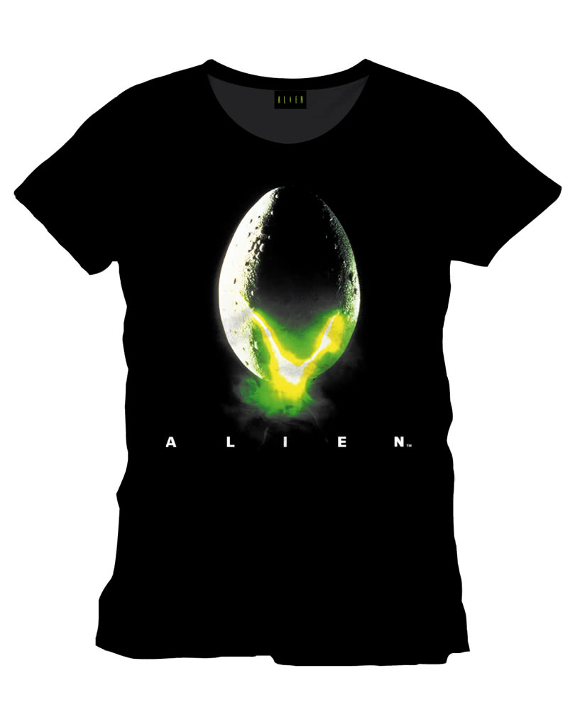 Alien Original Poster T-Shirt für Sci-Fi Fans S