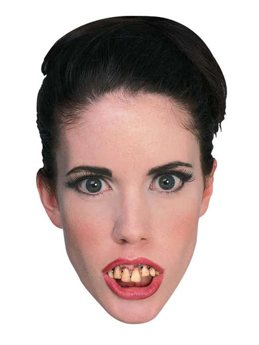 Hexenzähne Scherzgebiss Kostümzubehör