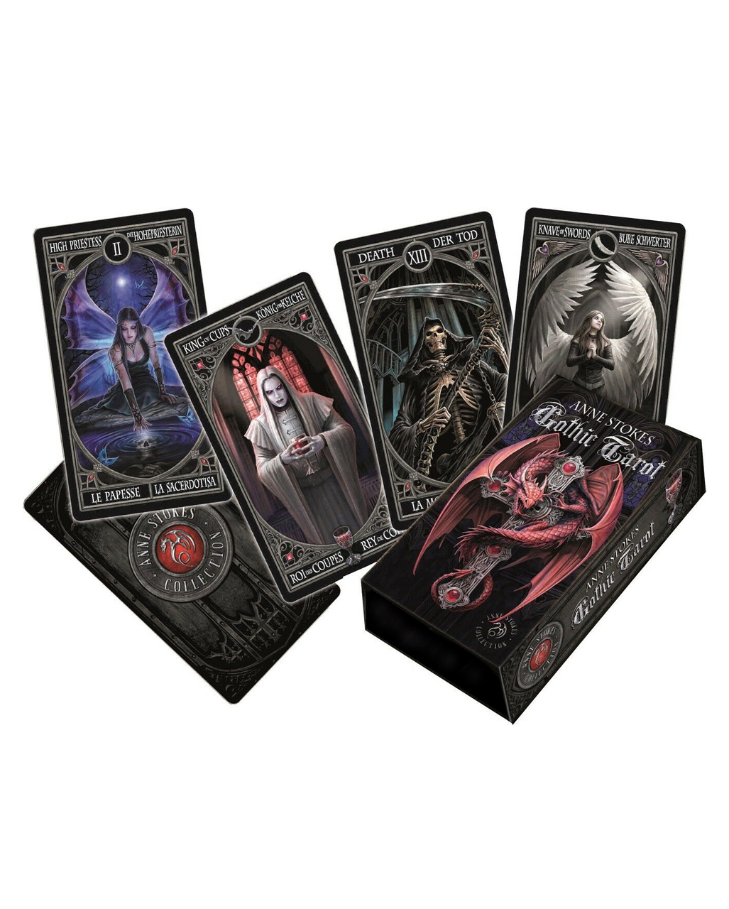 Anne Stokes Gothic Tarot Karten Karten-Set