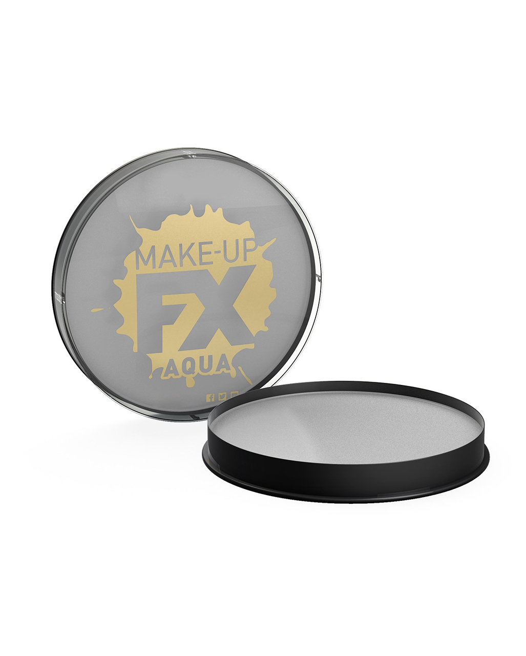 Aqua Make up FX hell grau als Halloween Schminke