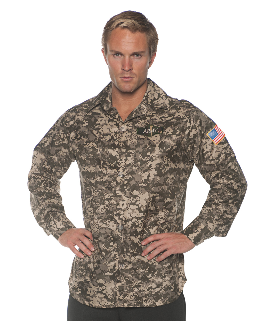 Army Kostüm Shirt  Camouflage Kostüm kaufen One Size